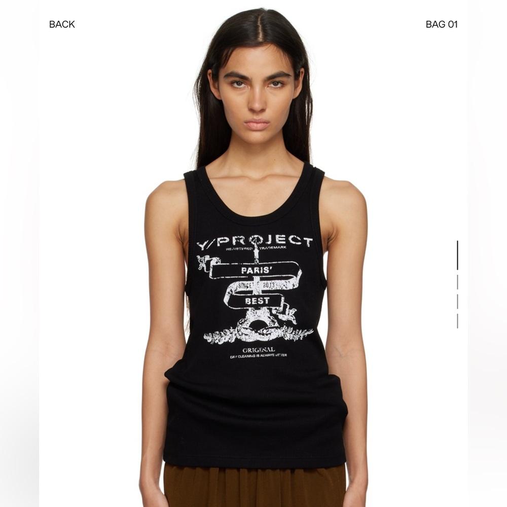 Y/Project ‘Paris’ ‘Best’ Tank Top
